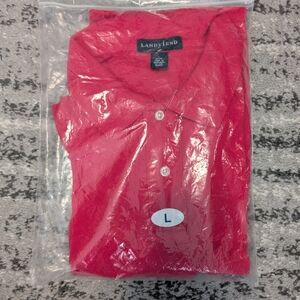 Lands' End - Men's Vibrant Red Polo Shirt